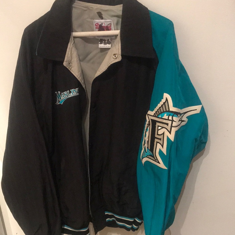 Game Worn 1990’s Florida Marlins Dugout Jacket In Superb Condition!